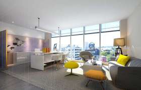 合肥金融辦公室裝修之路歌大廈設計效果圖分享