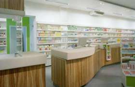 合肥藥店裝修設計 藥店貨架擺放